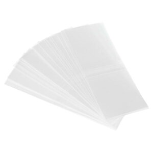 PATIKIL 82x30mm 穴あきシュリンクバンド 400本 PVC熱収縮ラップバンド 適合キャップ径47-51mm 瓶缶用 クリア