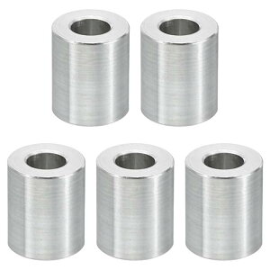 PATIKIL M5�A���~�X�y�[�T�[ 5�Z�b�g ���^���X�y�[�T�[�A���~�j�E�� 5.2mm���ax 10mm�O�ax 12mm�� 1/5"�܂���M5�l�W�{���g�p �ی^�X�y�[�T�[�X�N�����[�X�^���h�I�t