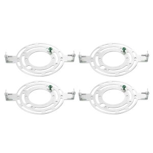 PATIKIL 140mm(5.51")ユニバーサルライト取り付けブ ラケットキット 4セット ライトクロスバー丸パティオプレート 壁ライト パティオ近く ライト シャンデリアに使用