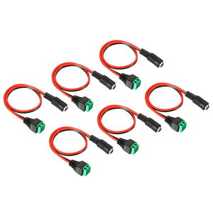 PATIKIL 5.5 x 2.1mm 6 DCdWbN XvO A_v^RlN^ LED Xgbv CCTV JP[uC Ghp