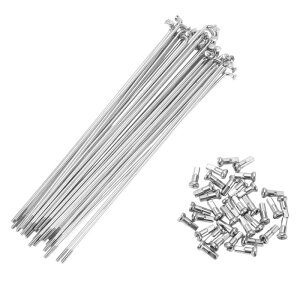 A ABSOPRO ���]�ԃX�|�[�N 14G 150MM �}�E���e���o�C�N�X�|�[�N �J�[�{���| �V���o�[�g�[�� 36�{