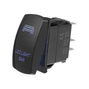 Motoforti LEDCgo[ jo[T 5s gObJ[ SPST XCb`[U[ ON/OFF {^ 20A/12V 10A/24V h ԗp vX`bN u[