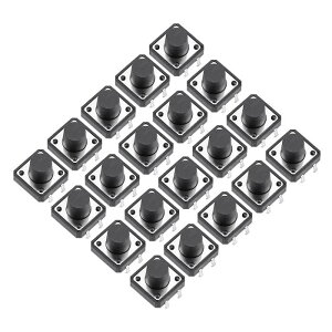 12x12x8mm Panel Mini/Micro/Small PCB Momentary Tactile Tact Push Button Switch DIP 20PCS