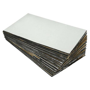 車用断熱マット 400x250mm 断熱マット 断熱シート 車 吸音シート 遮音防音材料 断熱材 アルミ箔 フォーム シルバー 熱反射 防音 ドア断熱 エンジン用 保冷 汎用 厚さ6.5mm 14枚入り