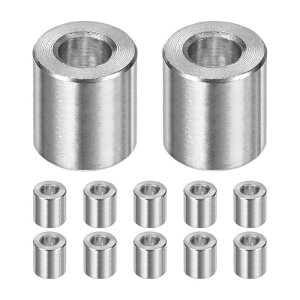 M METERXITY 12PCS M6 304�X�e�����X�X�`�[���X�y�[�T�[6mm ID x 12mm OD x 12mm l ���^���X�N�����[�X�^���h�I�t�u�b�V���O��s�@�d�グ���E���h�X�y�[�T�[304�X�e�����X�X�`�[���p�l�W�{���g�V���o�[