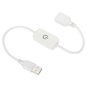 LED�^�b�`�C�����C�������� 5V 3A USB �R�[�h�^�N�g�X�C�b�`�R���g���[���[ �P�F�����_�C�I�[�h�X�g���b�v���C�g�p �z���C�g