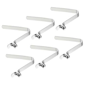 PATIKIL 6.4x5mm �J���b�N�p�h���X�i�b�v 6�Z�b�g �e���g�|�[���N���b�v �X�`�[�� V���^ �P��s�� �v�b�V���{�^�� �X�v�����O�N���b�v �^�u �|�[���N���b�v �L�����v �J���b�N�p