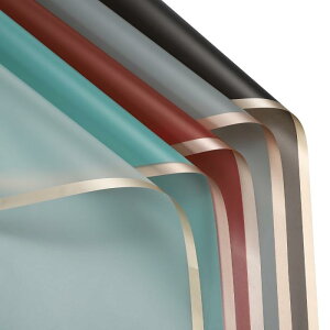 �S�[���h�G�b�W�t�����[���b�s���O�y�[�p�[ 58 cm x 58 cm �h�� �ԉ��u�[�P�p�i DIY �N���t�g �M�t�g/�M�t�g�{�b�N�X��p 25�� 1�Z�b�g5�J���[