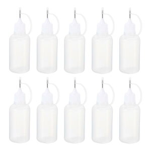 PATIKIL �j�[�h���`�b�v�O���[�{�g�� 30mL 1Oz 10�� �v���X�`�b�N�A�v���P�[�^�[ �ӂ��t�� �y�[�p�[�N�C�����O�ڒ��A�[�g�N���t�gDIY�v���W�F�N�g�p �z���C�g