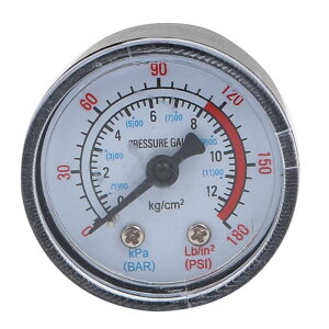 ���͌v �v���X�`�b�N�� �V���o�[�g�[�� ����Z���^�[ �^���N�}�E���g 0-12kg/cm2 0-180psi