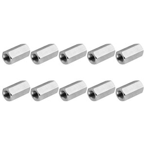 PATIKIL 10#-32 UN F 304�X�e�����X�|�Z�p�����i�b�g 10��16mm / 0.63�����S�˂����b�h�����i�b�g�X�^�b�f�B���O�R�l�N�^�t�@�X�i�[ �V���o�[�g�[��