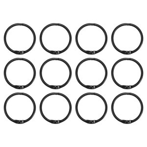 PATIKIL 30 mm ���[�Y���[�t�o�C���_�[�����O 12�� 2.2 mm ���^���t���b�V���J�[�h ���{�����O �L�[�z���_�[ �C���f�b�N�X�J�[�h �X�N���b�v�u�b�N�p ��