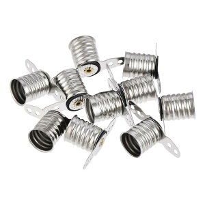 �����v�\�P�b�g E10 DC 30V 2�s�� 28x13 mm �d���z���_�[�l�W�x�[�X ��t�t�� �j�b�P�����b�L�� 10��
