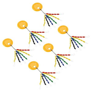 PATIKIL 2mm �ނ�S�������r�[�Y�X�g�b�p�[ 450�� 30��1 �t���[�g�V���J�[�X�g�b�v �ȉ~�` �}���`�J���[