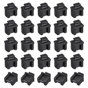 �h�o�L���b�v �|�[�g�J�o�[ �V���R���v���e�N�^�[ SFP 14 mmx12 mmx17 mm �u���b�N 20��