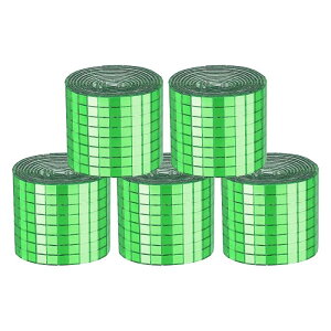 9600�� �~���[���U�C�N�^�C�� 5x5mm �����` �K���X�� �S���f�B�X�R�{�[���~���[�^�C���X�e�b�J�[ DIY�N���t�g ���� �A�[�g �R���[�W�� �J�[�h�쐬�p �O���[��