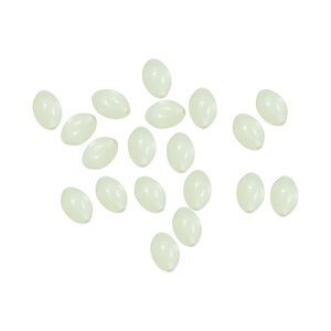 PATIKIL 8x6mm ���~�i�X�ނ�r�[�Y 200�� �\�t�g �v���X�`�b�N �O���[�ނ�a �� ���O�r�[�h �^�b�N���c�[�� �ȉ~�` �z���C�g