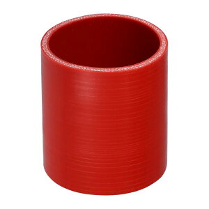X AUTOHAUX シリコンホース シリコンパイプ ラジエーターホース 1個 80mm 3.15" 内径 100mm 3.94" 長さ 0度 赤色 カー シリコンホース クーラントホース 耐熱・耐圧 高強度 汎用 エアクリーナー 接続ホ