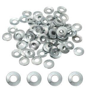 PATIKIL M6×14×1.2mm�t���b�g���b�V���[100��65M n�|�x���r���X�v�����O�f�B�X�N���b�V���[�~���`�m�u���g���b�N�K�X�P�b�g�����ԎY�ƌ��ݗp�i���������߂����j