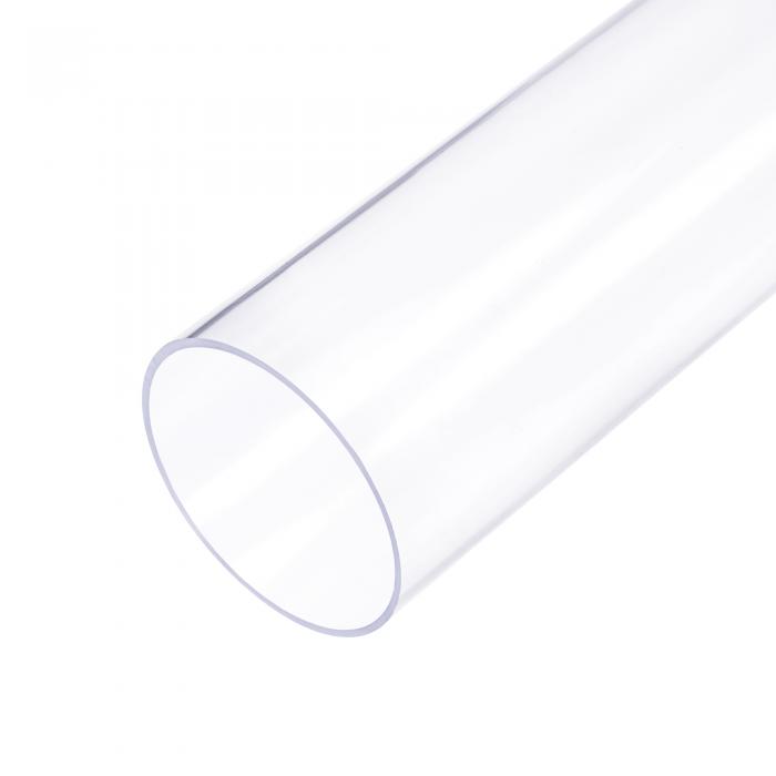 ソウテン PVCチューブ ラウンドチューブ PVC製 クリア プラスチック硬質チューブ水道管 ポリカーボネートチューブ空気圧プラスチックシリンダー  30mmID x32mm x0.6m 2個入り | ソウテン