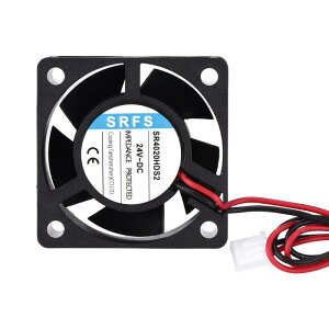4020�t�@�� 40mm×20mm 1-3/5�C���` 24V ���^�v���X�`�b�N��p�t�@�� 2�s�� �R���s���[�^ PC�P�[�X CPU�q�[�g�V���N 3D�v�����^ �f�X�N�g�b�v��p ���[�^�[ �T�[�o�[�p(1��)