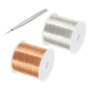 PATIKIL 26Q[W/0.4 mm 100 m ΃NtgC[ 2 r[fBOC[ƃvC[ r[fBO΃CLOpiCOuXbgANZT[K[fjO Vo[/b