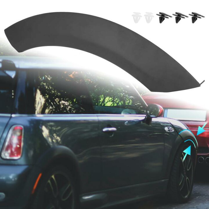 楽天市場 ソウテン X Autohaux ホイールアーチトリムフェンダー フロント右 プラスチック製 ブラック フェンダーホイールアイブロウプロテクター Bmw用ミニ用 ソウテン