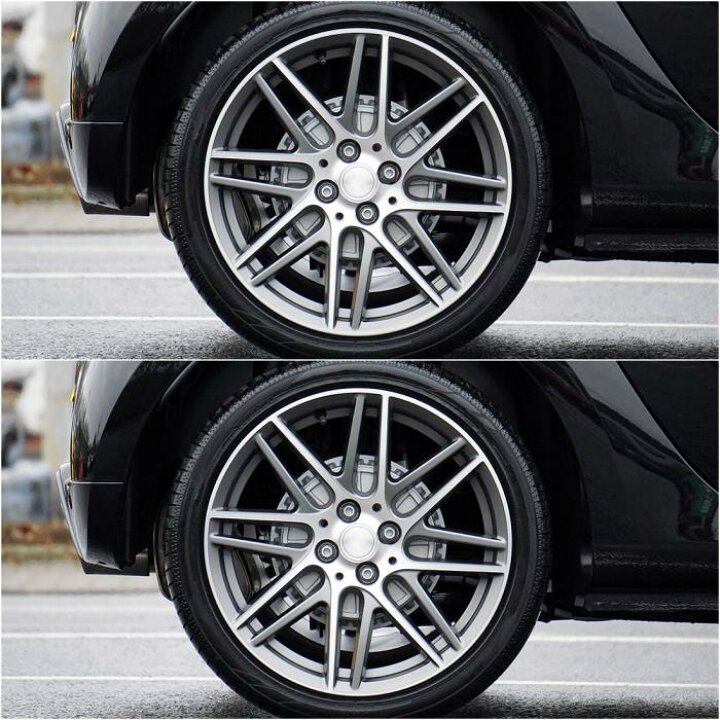 楽天市場 ソウテン X Autohaux リムオートバイ車のホイールリムステッカー デカールテープストリップ装飾アクセサリー ユニバーサル 45 4 Cm シルバートーン 16個入り ソウテン