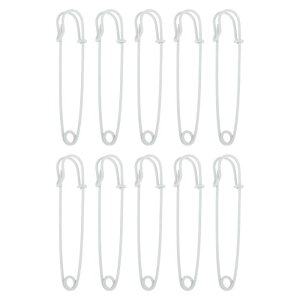 CAPASTEC デコラティブな安全ピン ウエスト調整クリップ アクセサリパーツ カラフルな塗装されたアイアンピン ホームソーイングクラフトバッグ装飾アクセサリー用のブローチバルク 7.5cm ホ