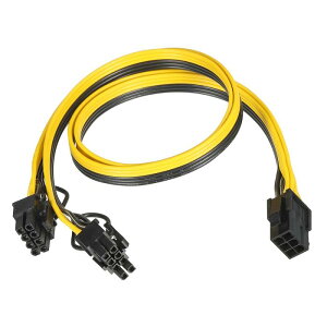 PATIKIL PCIeP[u 6s-fA8s (6+2) IX GPUP[u PCIGNXvXdA_v^P[u 520 mm OtBbNJ[hp