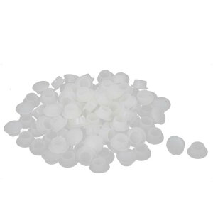 �� �ی^ �v���X�`�b�N �u�����L���O�E�G���h �X�N�����[ �L���b�v �J�o�[ �C���T�[�g �z���C�g 10mm ���a 100����