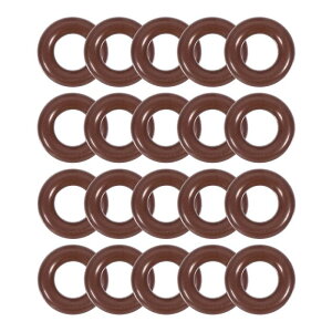 ���g���b�NFKM O�����O �t�b�f�S����O�����O �V�[���K�X�P�b�g 10mm OD 5mm ID 2.5mm�� �u���E�� 20����