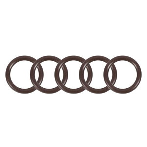 ���g���b�NFKM O�����O �t�b�f�S����O�����O �V�[���K�X�P�b�g 13.6mm OD 10mm ID 1.8mm�� �u���E�� 5����
