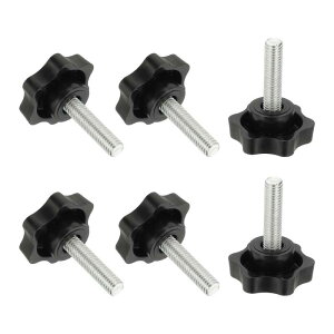 PATIKIL M8 x 30mm �l�W �X�^�[ �m�u 6�Z�b�g �v���X�`�b�N ���^ �n���h ���� �l�W �N�����v �n���h�� �{���g�t�� �P �X�^���h ���� �؍H �H�� ��