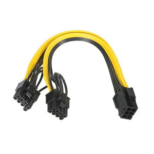 PATIKIL PCIe�P�[�u�� 6�s��-�f���A��8�s�� (6+2) �I�X GPU�����P�[�u�� PCI�G�N�X�v���X�d���A�_�v�^�P�[�u�� 220 mm �O���t�B�b�N�J�[�h�p