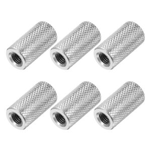 PATIKIL 6�� M5x0.8mm ���i�b�g ��10mm x ����20mm �J�b�v�����O�i�b�g 304�X�e�����X�|�� ���E���h�R�l�N�^�i�b�g �S�˂� �X�y�[�T�[ �X�^�b�h�R�l�N�^�t�@�X�i�[ �J���� �d�q�@�� �@�B �Ƌ� �ڑ� �C