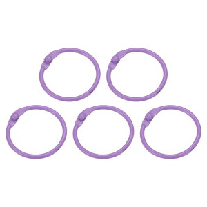 PATIKIL ���[�Y���[�t�o�C���_�[�����O 25 mm 5�� ���^���t���b�V���J�[�h ���{�����O �L�[�z���_�[ �����J�[�h �X�N���b�v�u�b�N�p �p�[�v��