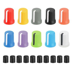 10�� 6mm �|�e���V�����[�^�[ D�� �m�u �S���� 180�x ��] DJ �X�s�[�J�[ �m�u �R���g���[�� �m�u �G���N�g���b�N �h�����p (�}���`�J���[)