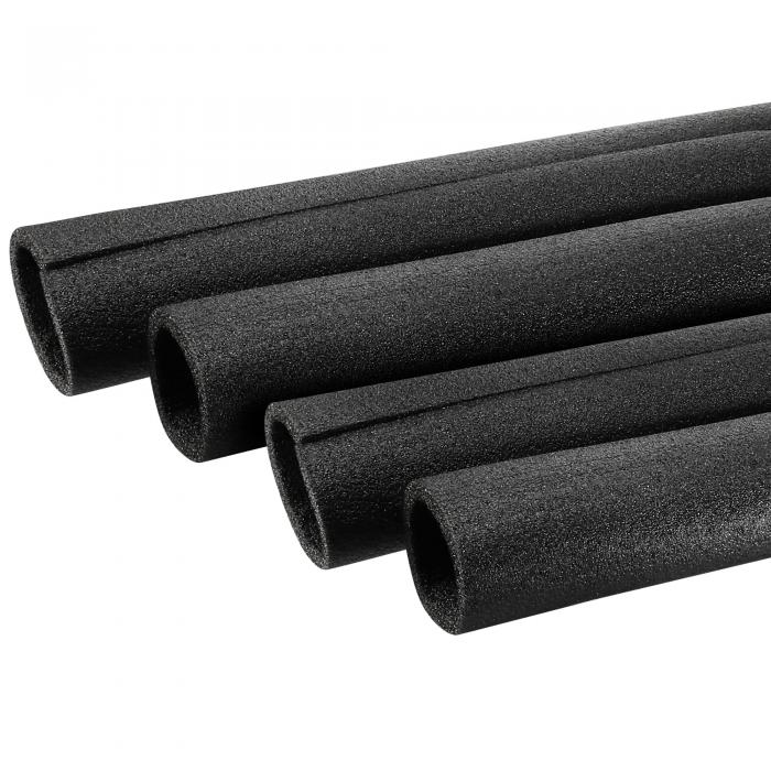 フォーム製チューブ スポンジ スリーブ保温 ポリエスチレン製 ブラックパイプ 内径60mm 4個入のサムネイル