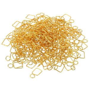 PATIKIL �V�����f���A�R�l�N�^�N���b�v 200���� 14mm L x 8mm �����V�����f���A���b�N�t�� ���� DIY �Œ� �����{�[�� �v���Y������ �S�[���h