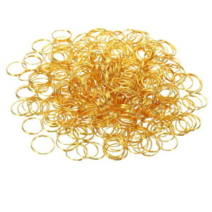 PATIKIL �V�����f���A�J�������O 400���� 12mm OD �I�[�v�������O �X�e�����X�N���b�v ���������v���i ���ߕt�� �S�[���h