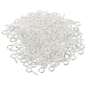PATIKIL �˂����s�� �l�W�A�C�s�� 300���� 4mm ID x 15mm L �~�j�A�C�t�b�N DIY �H�|�i �V�����f���A �V���o�[
