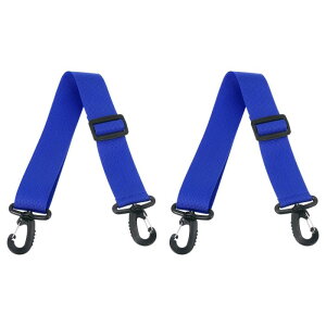 PATIKIL 80 cm x 3.8 cm ローラースケートリーシュ 2個 調整可能 スキーブーツキャリアストラップ ローラースケート スキー靴 アイススケート用 ブルー