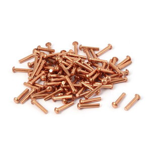 ���\���b�h���x�b�g 2mm x 10mm �~�`�w�b�h 12mm�̒��� 100���� �n�[�h�E�F�A �S�[���h�g�[��