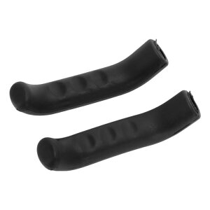 BULLSPANN 自転車ブレーキレバー用シリコンスリーブ 衝撃吸収ブレーキハンドルカバー マウンテンバイク用ブレーキレバーグリップカバー ブラック 1対