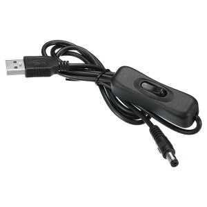 PATIKIL Us b - DC 5.5x2.1mm P[u ON/Off XCb`t IXR[h d A_v^ T|[g Rg[ RlN^ t@p LED Xgbv 