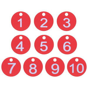 PATIKIL 1-10 ԍ^O vX`bN Eh ԍt }[LO  ID L[nO^O h~g[L[`F[{bNX WLrlbg bJ[ bh FeLXg