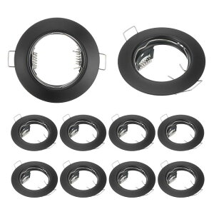 PATIKIL LED �_�E�����C�g �n�E�W���O 10�Z�b�g MR16 GU10 �d�� �Ή� ���ߍ��ݎ� ���C�g �z���_�[ �ی^ �t ���[�� �V �� �X�|�b�g���C�g ��t �t ���[�� �z�[�� ���C�g �p ��