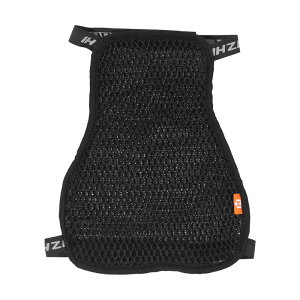 Motoforti 二輪車用シートカバー 通気性 単層 36x27 cm Sサイズ バイクスクーターシート クッションパッド 3Dメッシュプロテクター ブラック