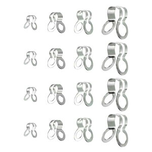 �{�[���`�F�[���R�l�N�^ �X�e�����X�| �_�u�������O�N���X�v 2.4/3/4.5/6mm�{�[���`�F�[�� �V�[�����O�t�@�� �����v �v�����[�v�ɓK�� �V���o�[ 80��